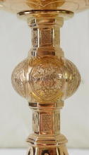 Irish sterling silver gilt Ciborium